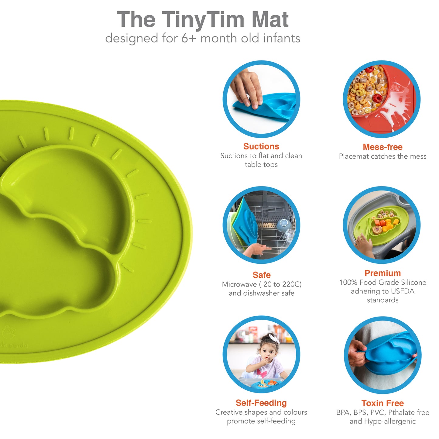 TinyTim Mat (Gentle Green)